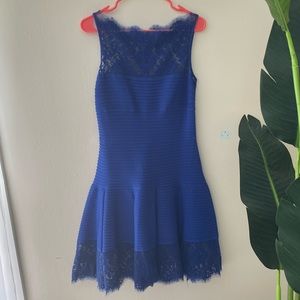 Royal blue mermaid dress